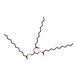 三月桂酸甘油酯 structure