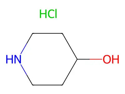 Piperidin-1-ium-4-ol chloride structure