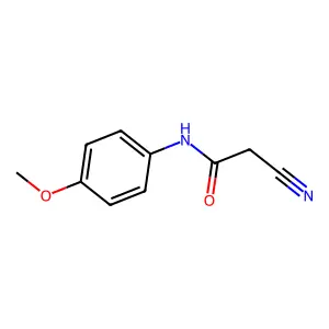 2-氰基-N-(4-甲氧基苯基)乙酰胺 structure