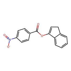 3H-inden-1-yl 4-nitrobenzoate structure