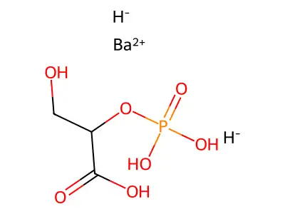 Barium hydrogen 3-hydroxy-2-(phosphonatooxy)propionate structure