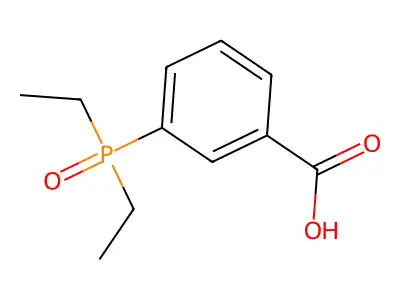 3-(Diethylphosphoryl)benzoicacid structure
