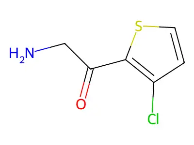 2-Amino-1-(3-chlorothiophen-2-YL)ethan-1-one structure