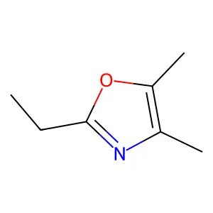 2-Ethyl-4,5-dimethyloxazole structure