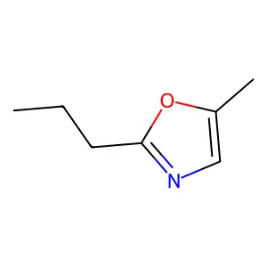 5-Methyl-2-propyloxazole structure