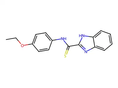 N-(4-ethoxyphenyl)-1H-benzo[d]imidazole-2-carbothioamide structure