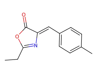 2-Ethyl-4-[(4-methylphenyl)methylidene]-1,3-oxazol-5-one structure