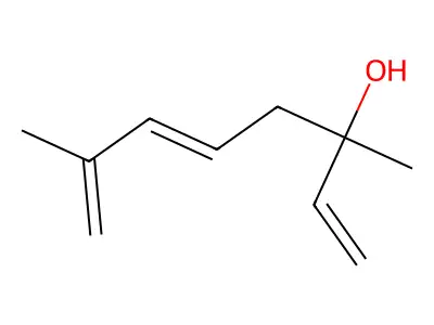 3,7-Dimethylocta-1,5,7-trien-3-ol structure