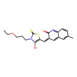 CAS 538341-07-0 - C19H20N2O3S2 structure