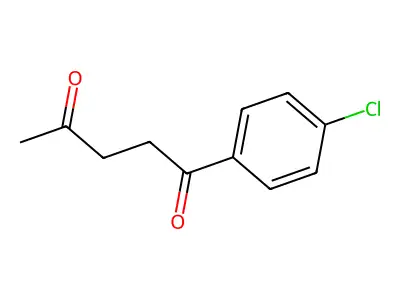 1-(4-Chlorophenyl)pentane-1,4-dione structure