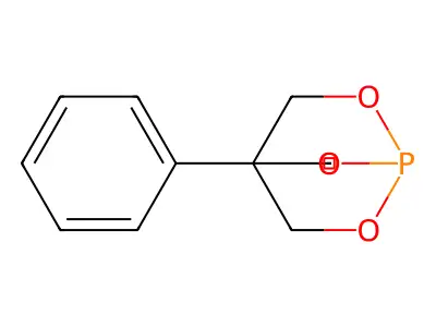 1,3-Propanediol, 2-(hydroxymethyl)-2-phenyl-, cyclic phosphite (1:1) structure