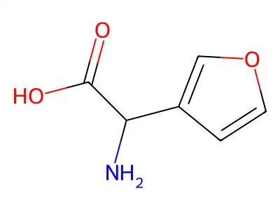 2-Amino-2-(furan-3-yl)acetic acid structure