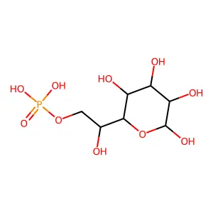 D-Glycero-D-manno-heptose 7-phosphate structure