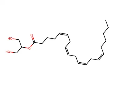 2-花生四烯酸甘油酯 structure