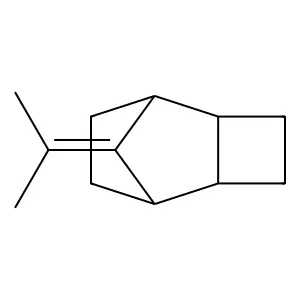 9-(propan-2-ylidene)tricyclo[4.2.1.02,5]nonane structure