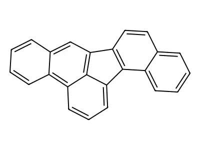 Indeno(1,2,3-hi)chrysene structure