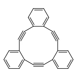 Tribenzo(a,e,i)cyclododecene, 5,6,11,12,17,18-hexadehydro- structure