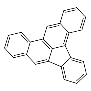 Dibenzo(a,e)fluoranthene structure