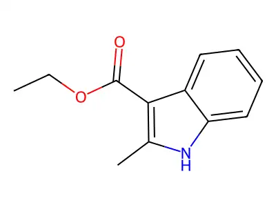 ethyl 2-methyl-1H-indole-3-carboxylate structure