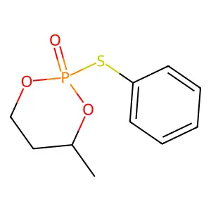 4-Methyl-2-(phenylsulfanyl)-1,3,2lambda~5~-dioxaphosphinan-2-one structure