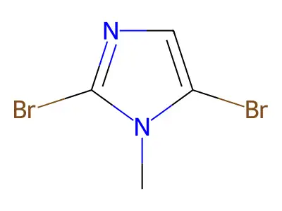 2,5-Dibromo-1-methyl-1H-imidazole structure