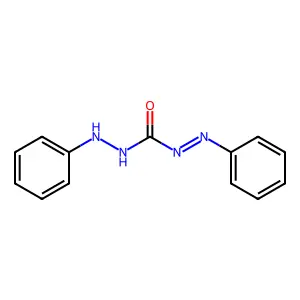 1,5-二苯基卡巴腙 structure