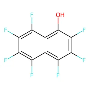 2,3,4,5,6,7,8-Heptafluoronaphthalen-1-ol structure