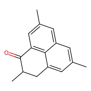 Phenalen-1-one, 2,3-dihydro-2,5,8-trimethyl- structure