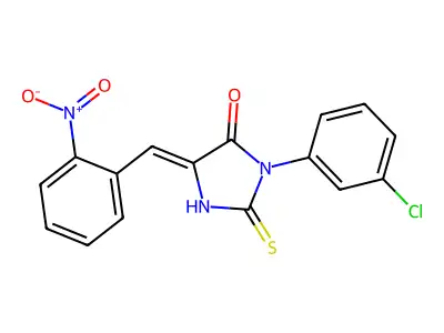 C16H10ClN3O3S structure