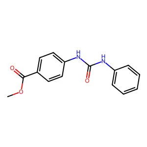 Methyl 4-[(phenylcarbamoyl)amino]benzoate structure