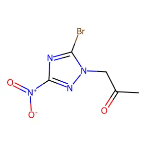 1-(5-bromo-3-nitro-1H-1,2,4-triazol-1-yl)propan-2-one structure
