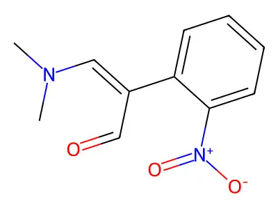 (2Z)-3-(Dimethylamino)-2-(2-nitrophenyl)prop-2-enal structure