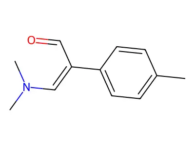 3-(Dimethylamino)-2-(4-methylphenyl)acrylaldehyde structure