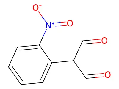 3-Hydroxy-2-(2-nitrophenyl)acrylaldehyde structure