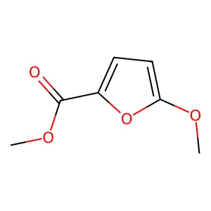 2-Furancarboxylic acid, 5-methoxy-, methyl ester structure