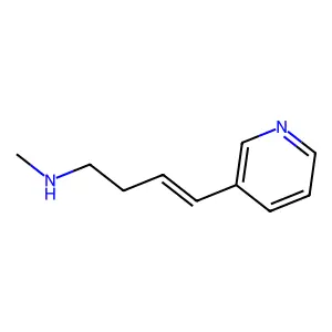 3-Buten-1-amine, N-methyl-4-(3-pyridinyl)- structure
