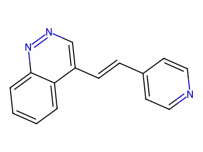 4-(2-Pyridin-4-ylethenyl)cinnoline structure