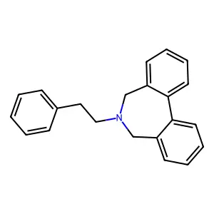 5H-Dibenz(c,e)azepine, 6,7-dihydro-6-phenethyl- structure