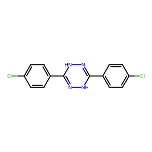 3,6-Bis(4-chlorophenyl)-1,4-dihydro-1,2,4,5-tetrazine structure