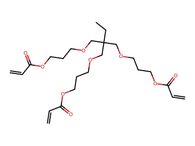 Trimethylolpropane propoxylate triacrylate structure