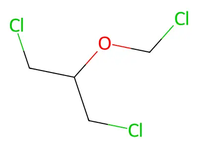 1,3-Dichloro-2-(chloromethoxy)propane structure