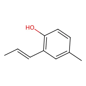 Phenol, 4-methyl-2-(1-propenyl)- structure