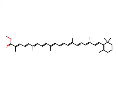 Neurosporaxanthin methyl ester structure