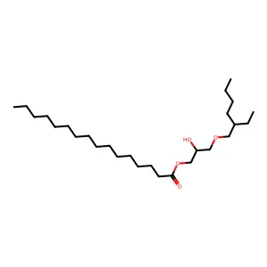 Ethylhexyloxyglyceryl palmitate structure