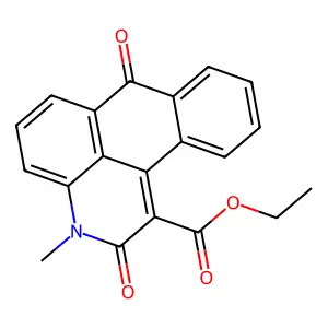 ethyl 3-methyl-2,7-dioxo-2,7-dihydro-3H-naphtho[1,2,3-de]quinoline-1-carboxylate structure