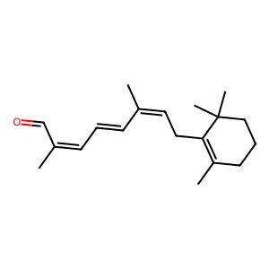 2,6-Dimethyl-8-(2,6,6-trimethyl-1-cyclohexen-1-yl)octa-2,4,6-trienal structure