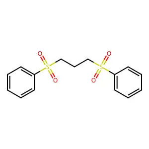 3-(Benzenesulfonyl)propylsulfonylbenzene structure