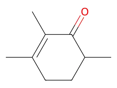 2,3,6-Trimethylcyclohex-2-en-1-one structure