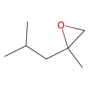 2-Methyl-2-(2-methylpropyl)oxirane structure