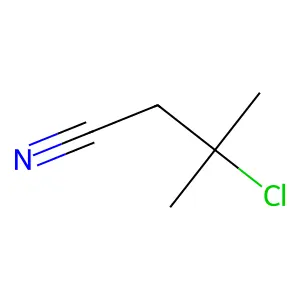 3-Chloro-3-methylbutanenitrile structure